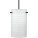 Tamburo 5 LED Bronze Cord Pendant Ceiling Light