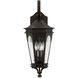 Inman Park 3 Light 27 inch Oiled Bronze Outdoor Wall Lantern