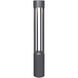 Sean Lavin Turbo 120 26.3 watt Charcoal Outdoor Bollard in LED 80 CRI 3000K, 20 Degree, Button Photocontrol, 120V-277V, Integrated LED