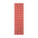 Scott 96 X 29 inch Rust/Cream Rugs, Wool