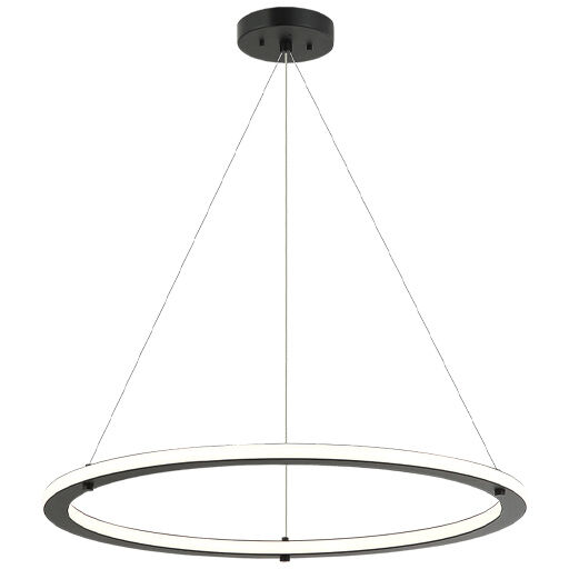 Victoria LED 24 inch Black Pendant Ceiling Light