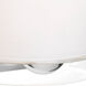 Celtic 1 Light 6 inch Chrome Wall Sconce Wall Light in Incandescent, Opal Glossy/Clear Glass