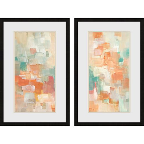 Abstract Collection Dark Espresso Wood Framed Art