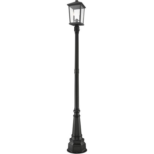 Beacon 2 Light 91.25 inch Black Outdoor Post Mounted Fixture in 21