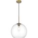 Baxter 1 Light 14 inch Satin Gold Pendant Ceiling Light