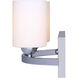 Madison 2 Light 18 inch Chrome Vanity Light Wall Light