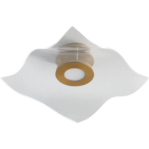 Medusa LED 20 inch Aged Brass Flush Mount Ceiling Light