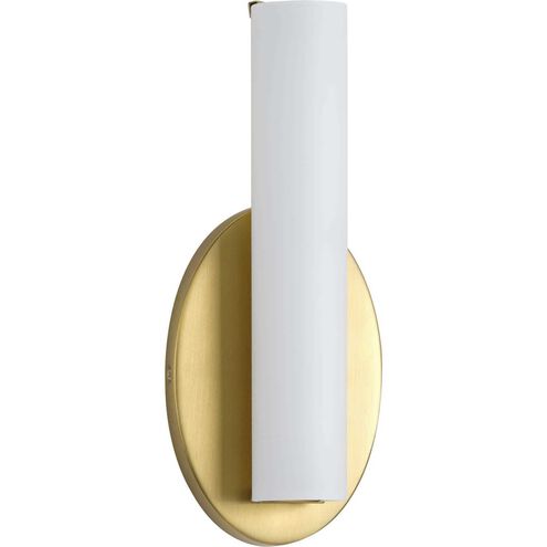 Parallel LED LED 5 inch Satin Brass ADA Wall Bracket Wall Light, Progress LED