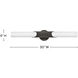 Grace LED 5 inch Textured Black Oxide Bath Light Wall Light