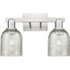 Arcadia Caledonia 2 Light 16 inch Brushed Satin Nickel Bath Vanity Light Wall Light in Mica