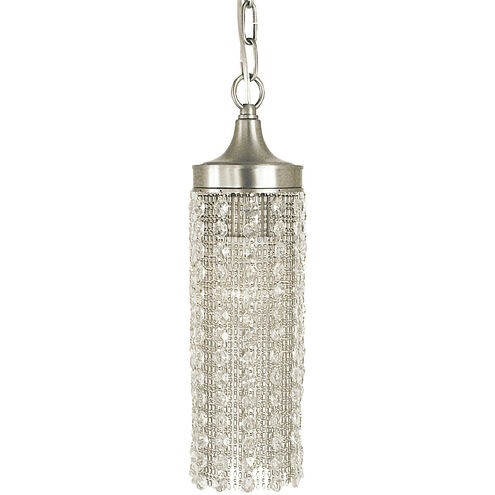 Penelope 1 Light 4 inch Brushed Nickel Pendant Ceiling Light