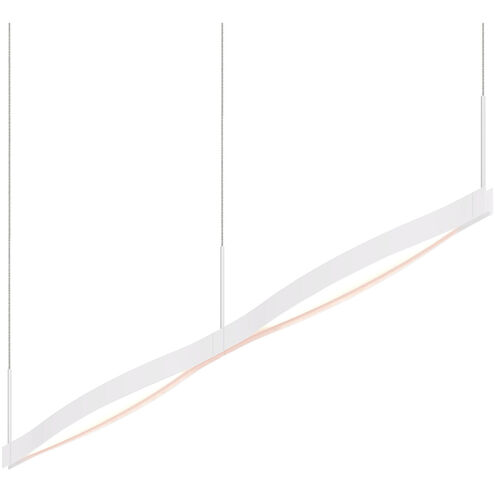Ola LED 55 inch Satin White Pendant Ceiling Light
