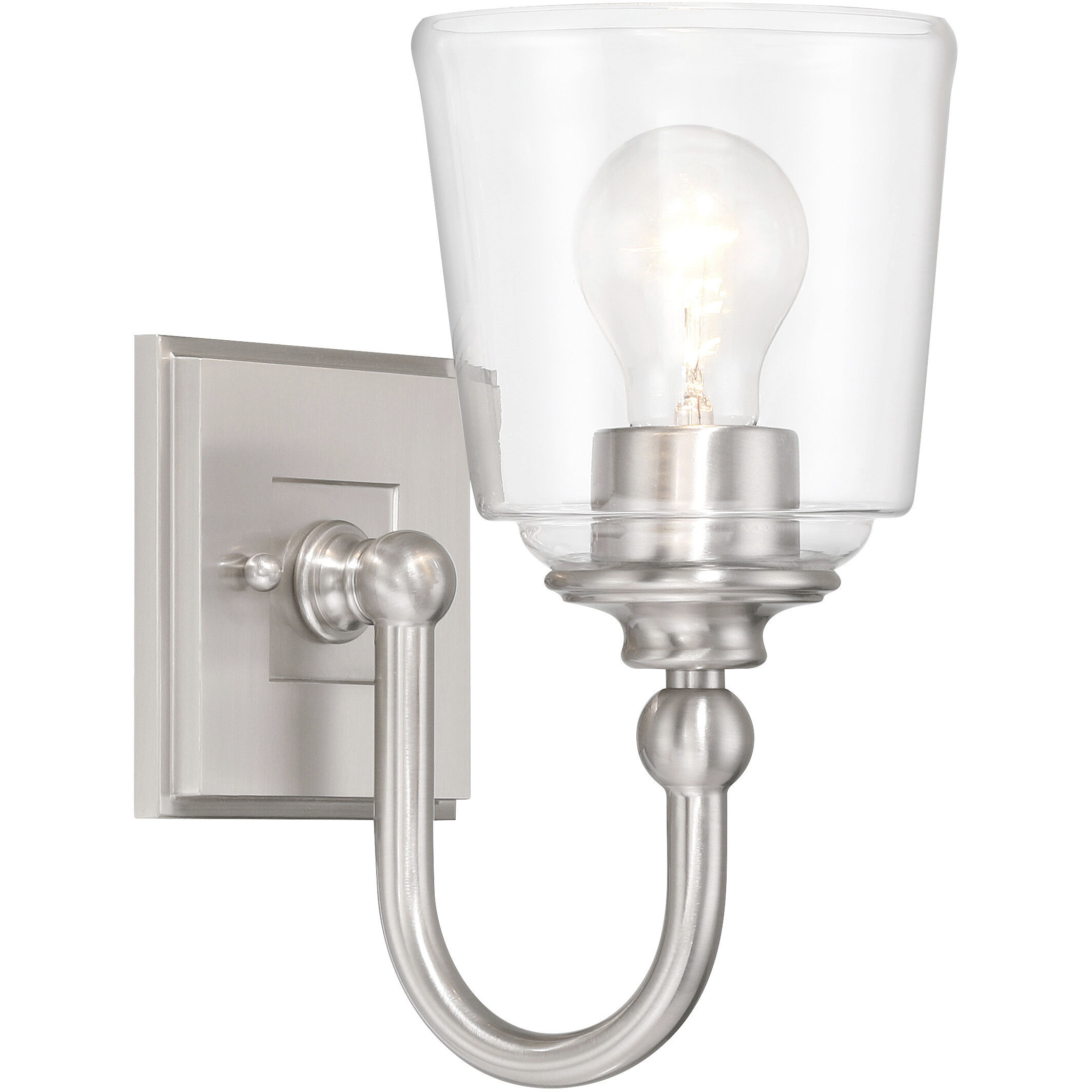 Antonia 1 Light 5.5 inch Brushed Nickel Bath Vanity Light Wall Light