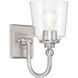 Antonia 1 Light 5.5 inch Brushed Nickel Bath Vanity Light Wall Light