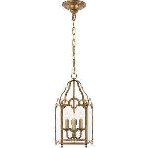 Visual Comfort E. F. Chapman French Market 3 Light 10 inch Gilded Iron with Wax Foyer Pendant Ceiling Light CHC3413GI - Open Box