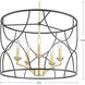 Landree 5 Light 23 inch Matte Black Chandelier Ceiling Light