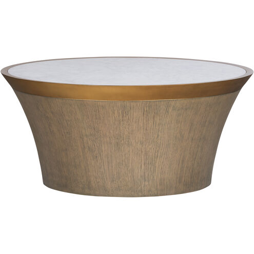 Proctor 36 X 16.5 inch Gray and White/Cream Cocktail Table