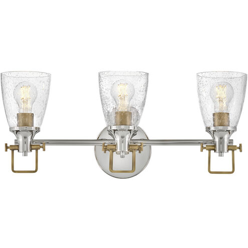 Easton 3 Light 24 inch Polished Nickel Bath Light Wall Light