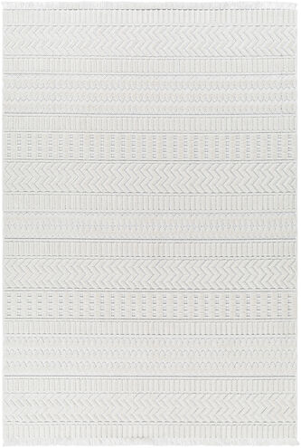 Broadway 108 X 79 inch Light Grey Rug, Rectangle