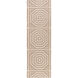 Rivington 96 X 30 inch Neutral and Neutral Runner, Wool and Cotton