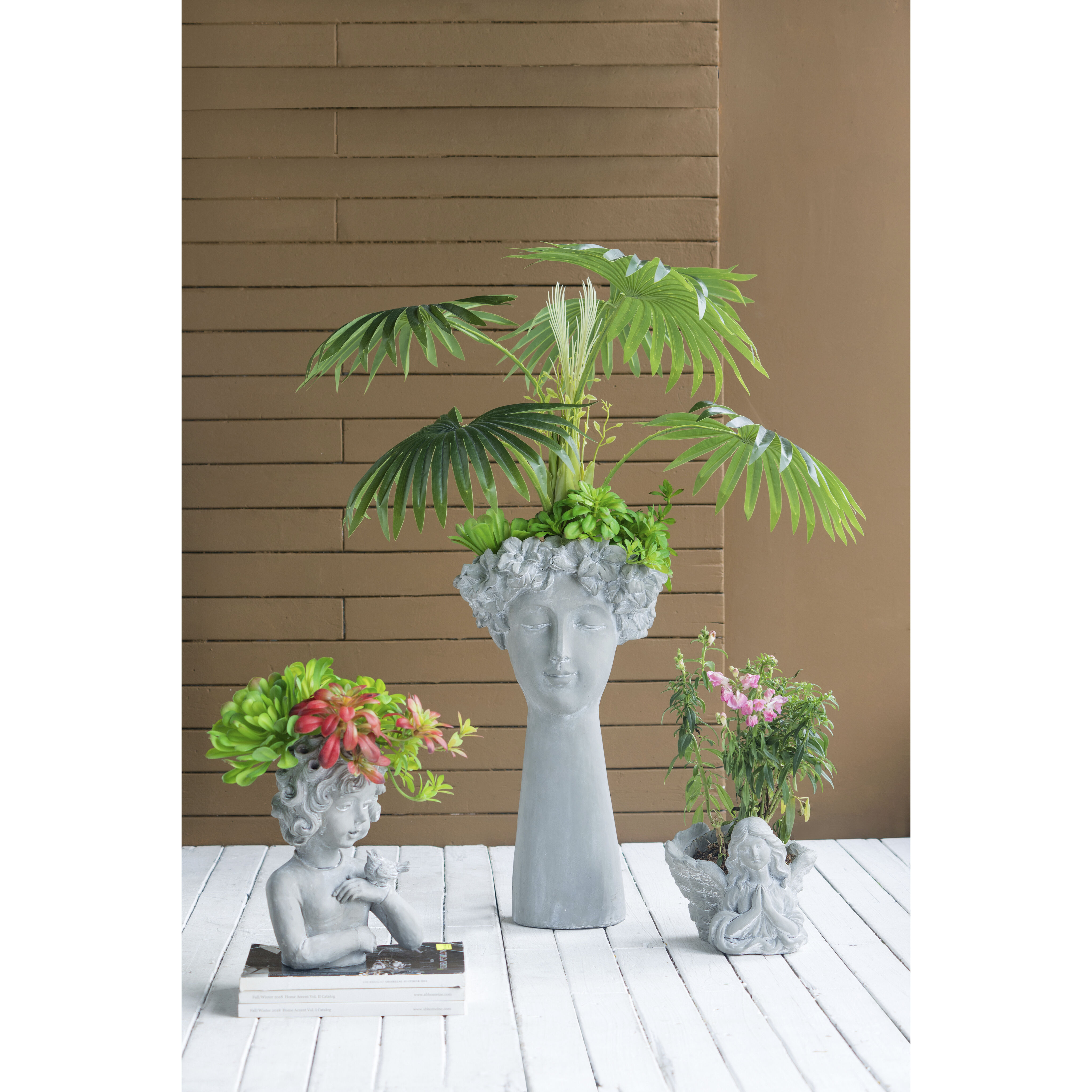 Woman 22.8 X 12.6 inch Vase