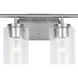 Oslo 2 Light 12.5 inch Brushed Nickel Wall Bath Fixture Wall Light
