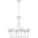 Julie Neill Alberto LED 28.75 inch Plaster White Low Ceiling Chandelier Ceiling Light, Small