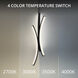 Tusk LED 15 inch Black Pendant Ceiling Light in 4000K, dweLED