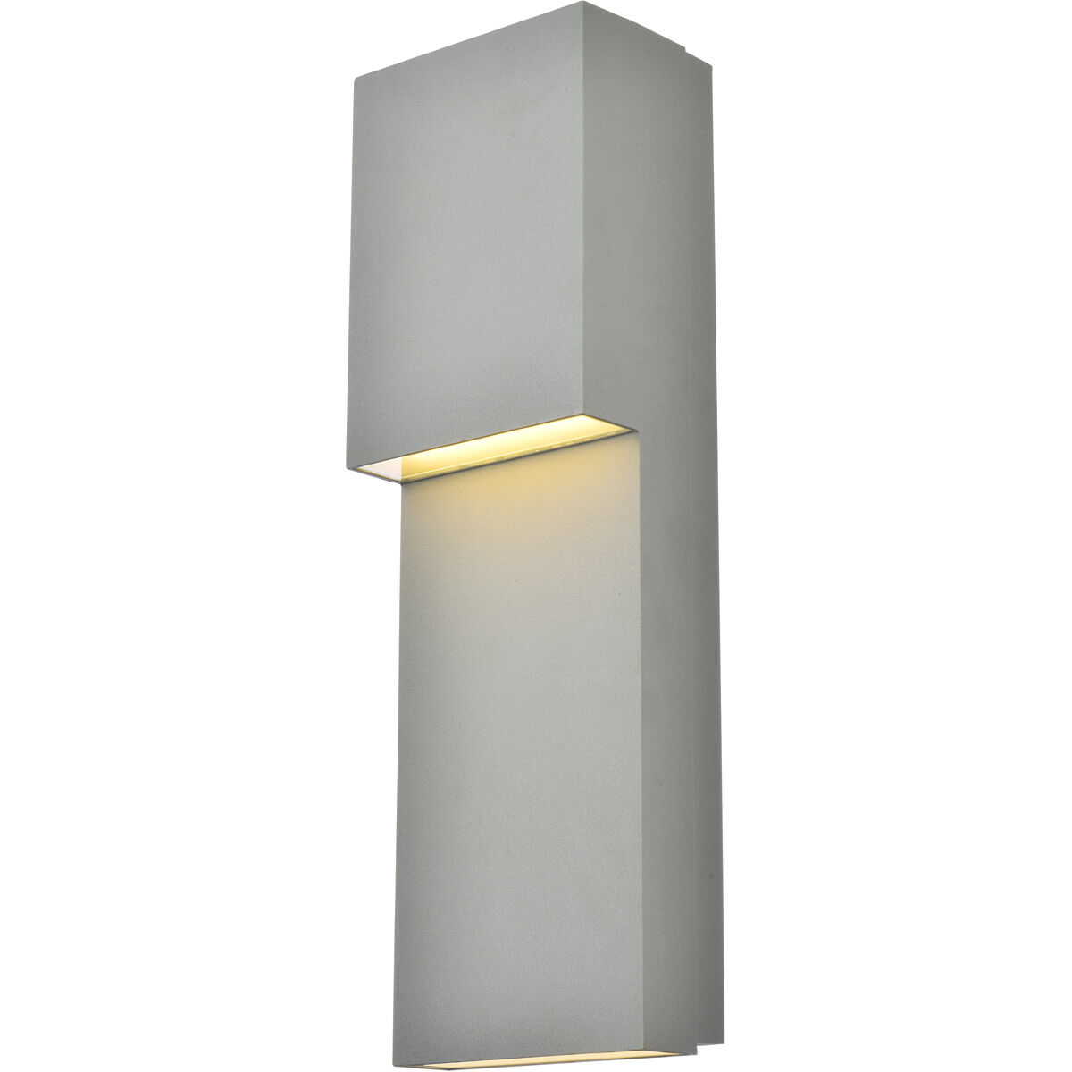 Raine 16 inch Silver Outdoor Wall Light
