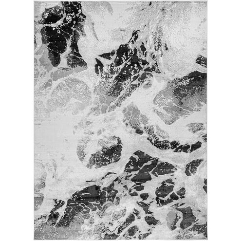 Artema 36 X 24 inch Black/White Rug in 2 x 3