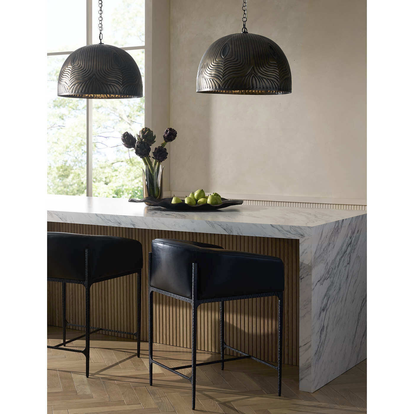 Micah 1 Light 24.5 inch Antique Bronze Pendant Ceiling Light