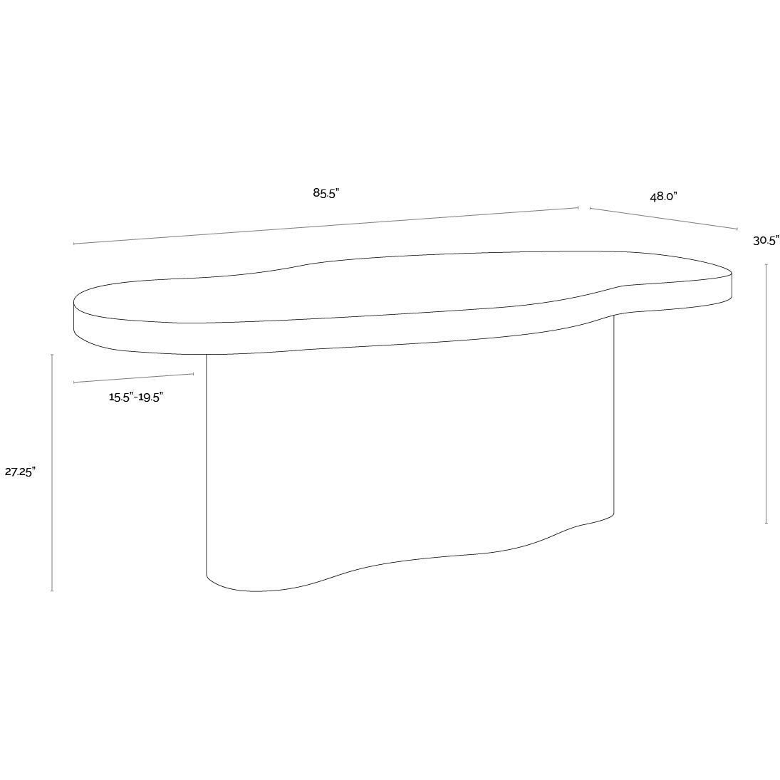 Idris 85.5 X 48 inch Antique Brass with Cream Outdoor Dining Table