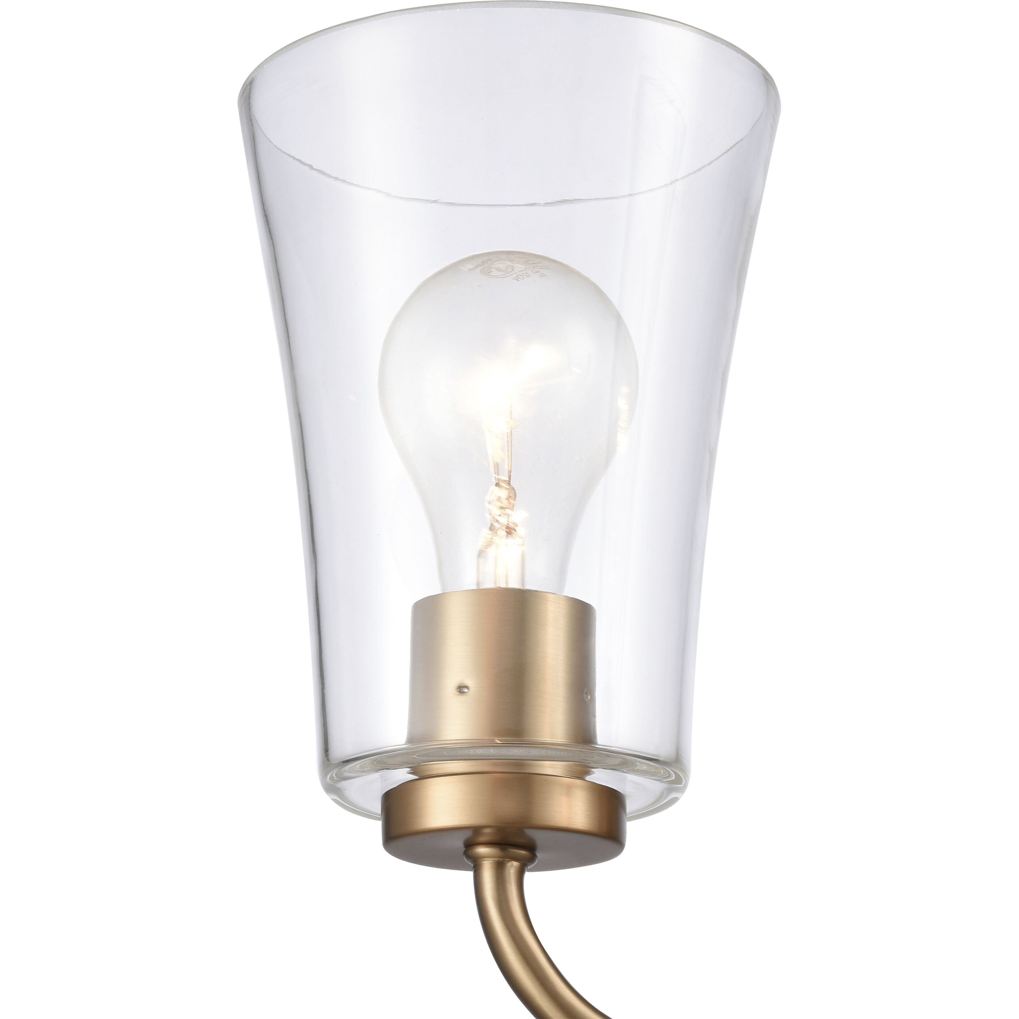 Emily Vanity Light Wall Light in Brushed Gold