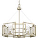 Marco 5 Light 24.5 inch White Gold Chandelier Ceiling Light