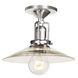 Union Square 1 Light 8 inch Pewter Flush Mount Ceiling Light