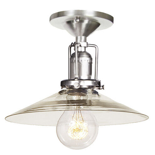 Union Square 1 Light 8 inch Pewter Flush Mount Ceiling Light