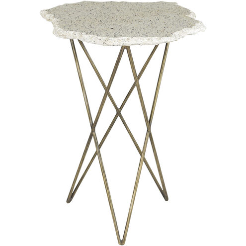 Positano 24 X 19.5 inch White End Table