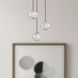 Marni Multi Pendant Ceiling Light in Polished Nickel