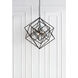 Kelly Wearstler Cubist 4 Light 32 inch Aged Iron Chandelier Ceiling Light, Medium