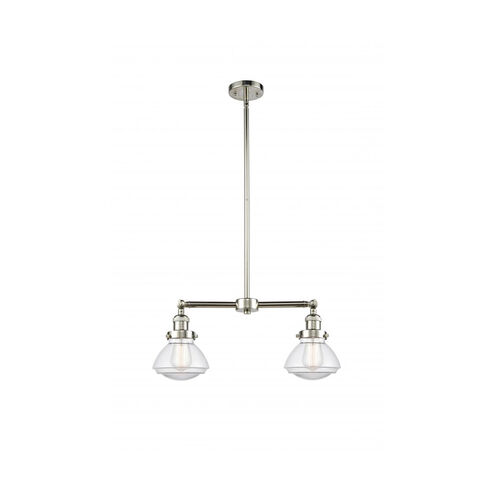 Franklin Restoration Olean LED 22 inch Polished Nickel Chandelier Ceiling Light in Clear Glass, Franklin Restoration