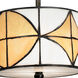 Evelyn 1 Light 8 inch Tiffany Bronze Mini Pendant Ceiling Light