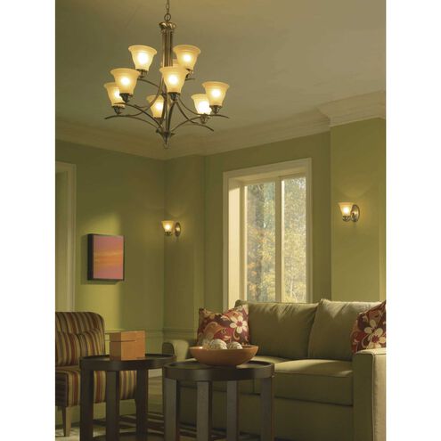 Trinity 9 Light 30 inch Brushed Nickel Chandelier Ceiling Light