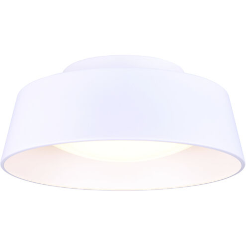 Adira LED 13.75 inch White Flush Mount Ceiling Light