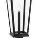 Richmond Hill 1 Light 26.5 inch Textured Black Outdoor Post Light, Design Series