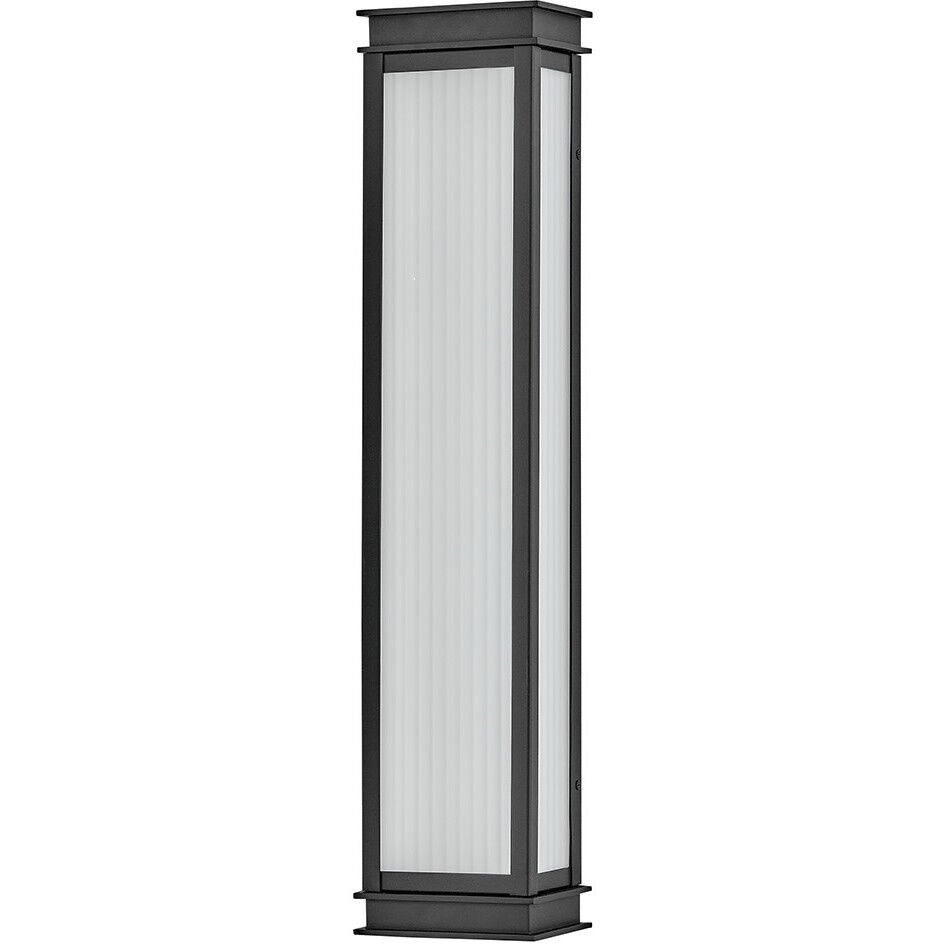 Rockwell LED 28 inch Textured Black Outdoor Wall Mount Lantern