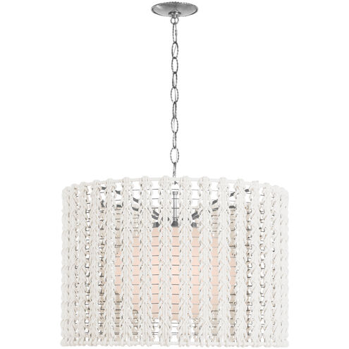 Fisher Weisman Catania LED 29 inch Polished Nickel Hanging Shade Ceiling Light