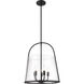 Archis 5 Light 18 inch Matte Black Pendant Ceiling Light