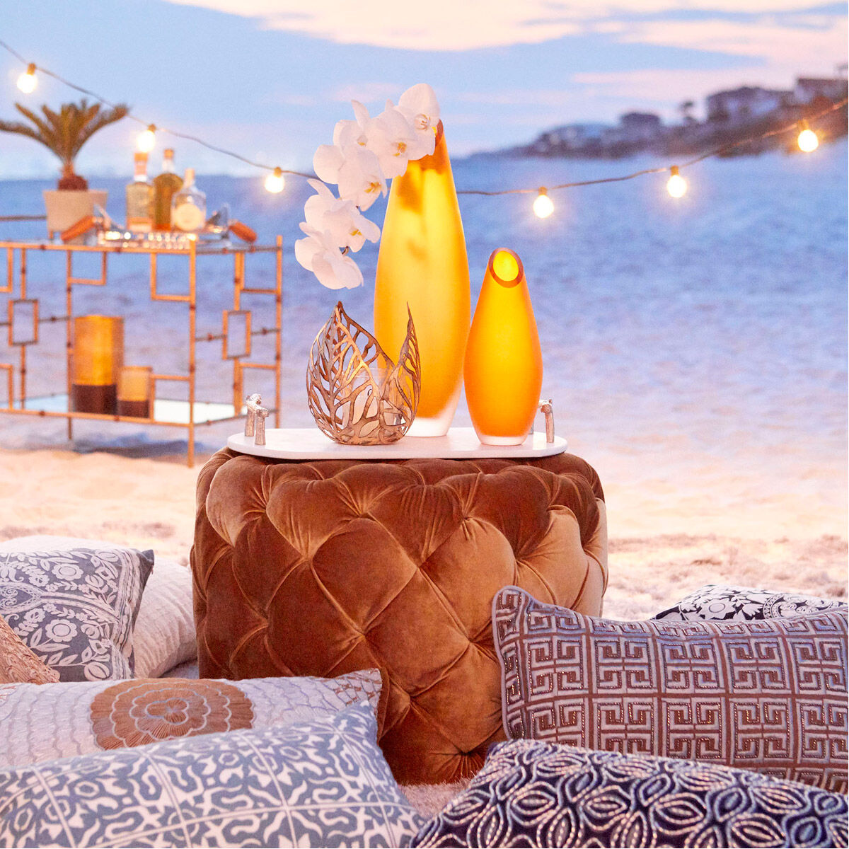 Sunrise Flame 5 X 4 inch Candle Holder, Small