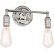 Soho 2 Light 11 inch Polished Nickel Bathroom Wall Sconce Wall Light