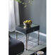 Console 48 X 15.7 X 30.7 inch Black/Silver Table & Stools